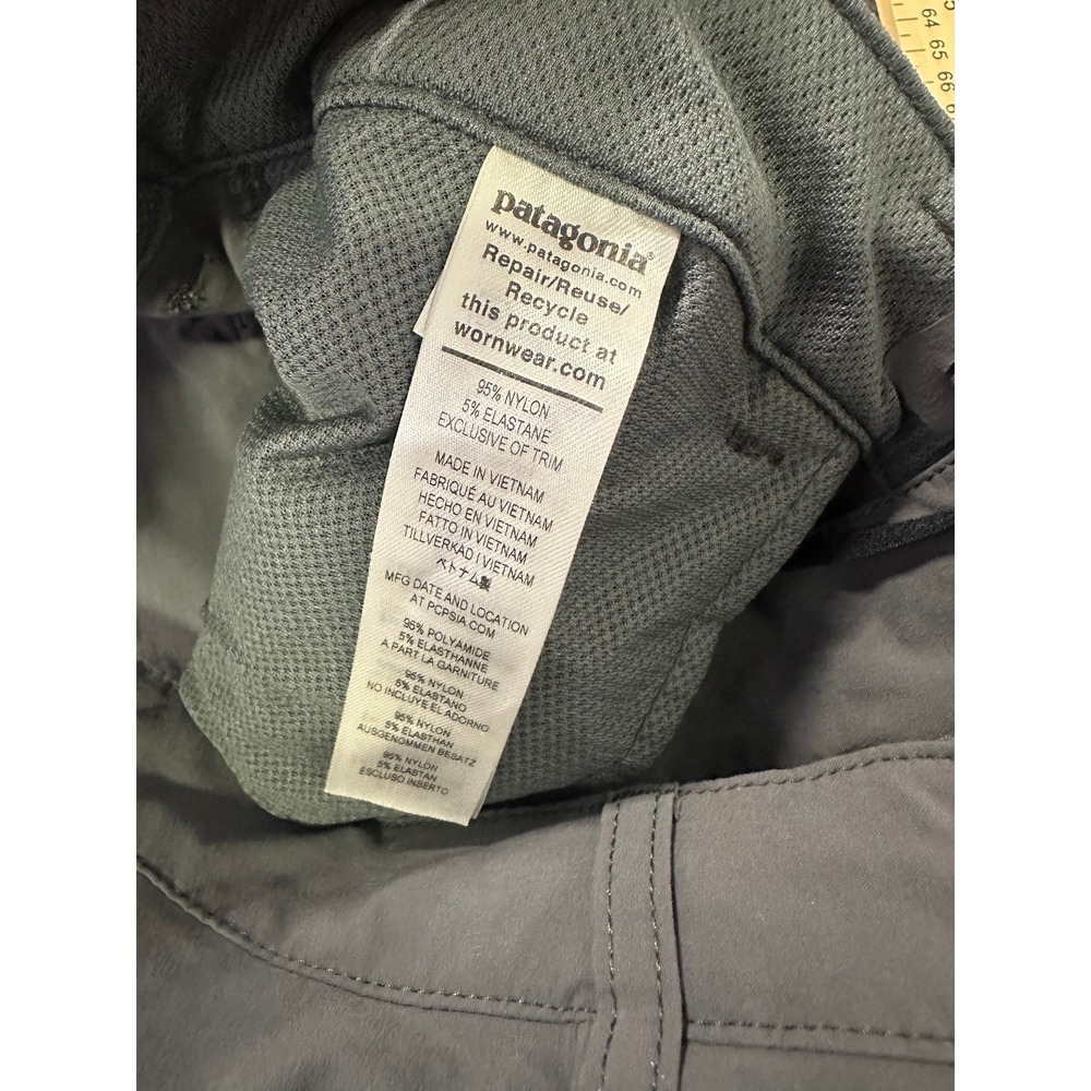 Patagonia Quandary 5" Shorts Women's 8 Forge Gray Nylon Stretch Hiking Outdoor - Picture 9 of 16